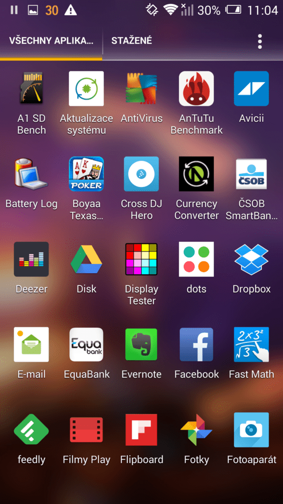 Alcatel One Touch Hero 2 prostředí systému Android 4.4.2 13