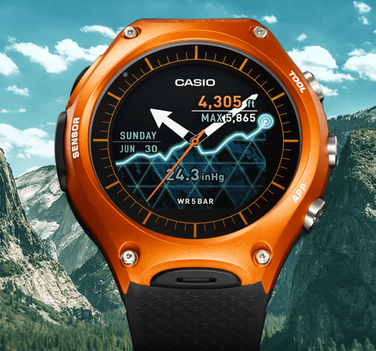 Casio WSD-F10 smartwatch 1 Casio WSD-F10 smartwatch 1