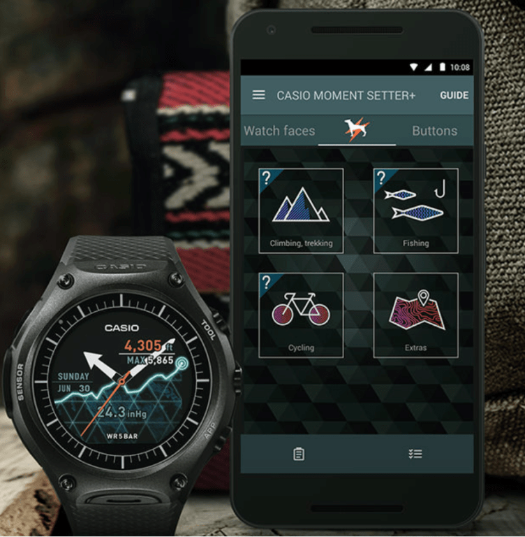 Casio WSD-F10 smartwatch 2 Casio WSD-F10 smartwatch 2