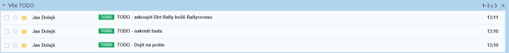 Takto vypadá Gmailový úkolníček v podání Honzy Dolejše