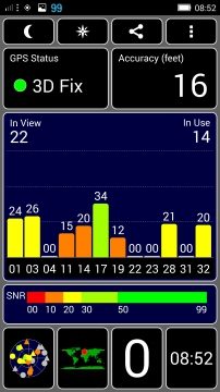 Lenovo Vibe X2 - GPS status