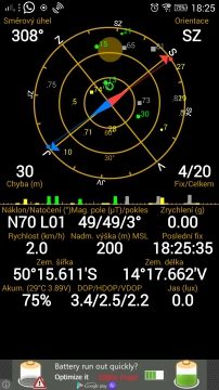 Lenovo Vibe Z2 Pro - GPS satelity