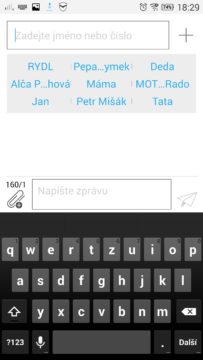 Lenovo Vibe Z2 Pro - klávesnice Lenovo Vibe Z2 Pro - klávesnice