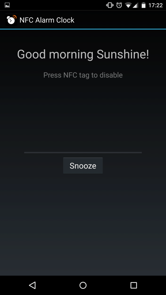 NFC Alarm Clock 1