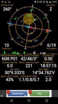 Nexus 6 - GPS satelity