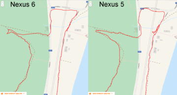 Nexus 6 vs. Nexus 5 srovnání - GPS
