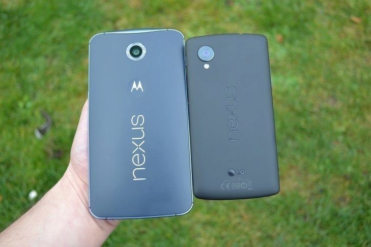 Nexus 6 vs. Nexus 6 srovnání - konstrukce (6)