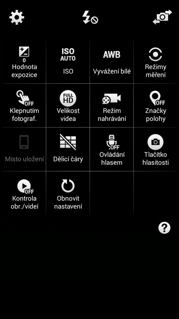 Samsung Galaxy A5 aplikace fotoaparátu 4
