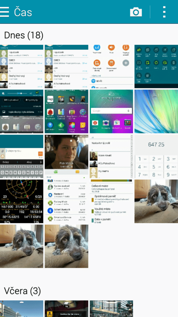 Samsung Galaxy A5 prostředí systému Android 4.4.4. 10