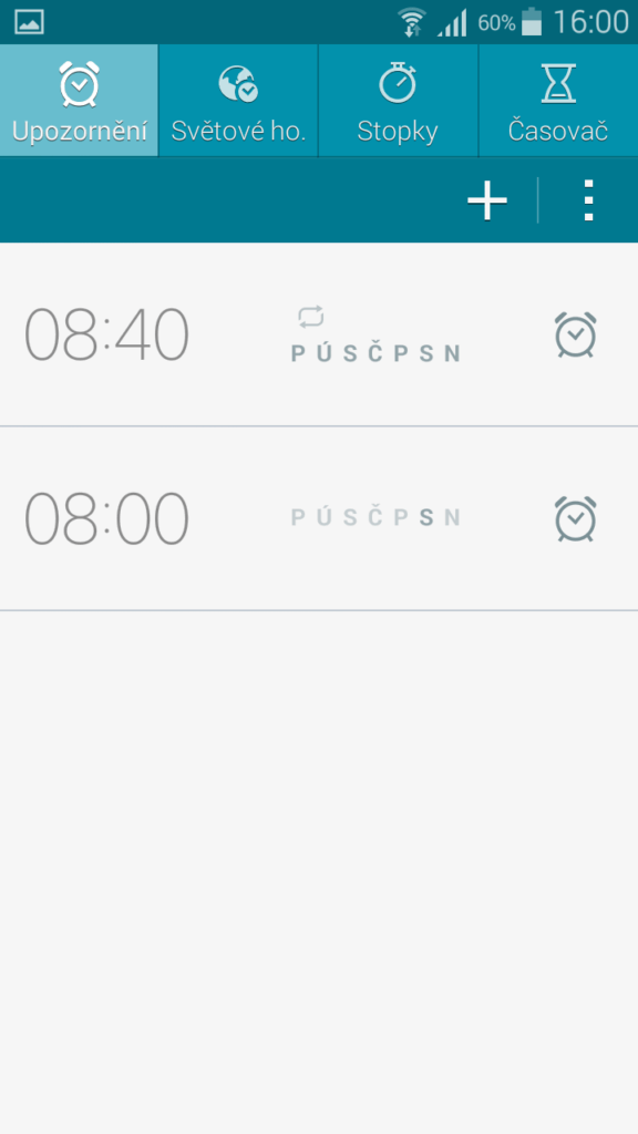 Samsung Galaxy A5 prostředí systému Android 4.4.4. 12