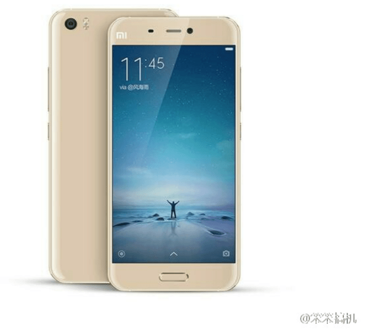 Takto má údajně Xiaomi Mi 5 vypadat
