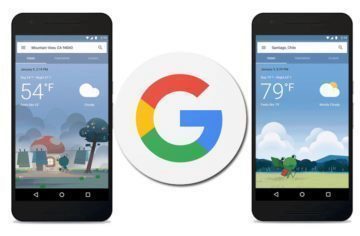 Počasí v Google Now: Konec bílé, nastupují barvy a žabák