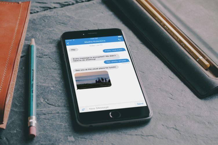 Na šifrovaných zprávách CyanogenMod spolupracoval s Open Whisper Systems