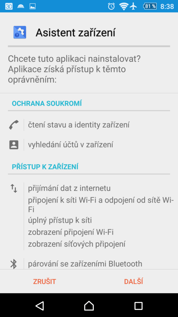 Instalace z alternativního zdroje