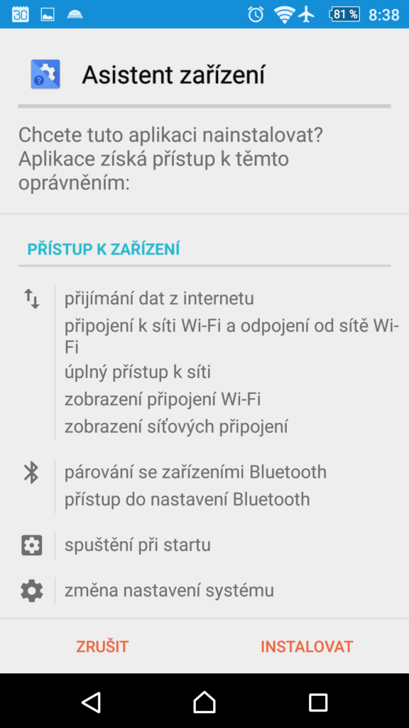 Instalace z alternativního zdroje
