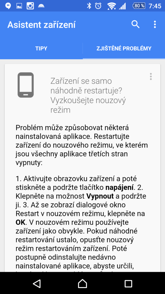 Pomoc s řešením