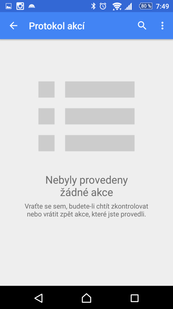 Protokol akcí