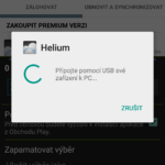 Záloha aplikací Helium