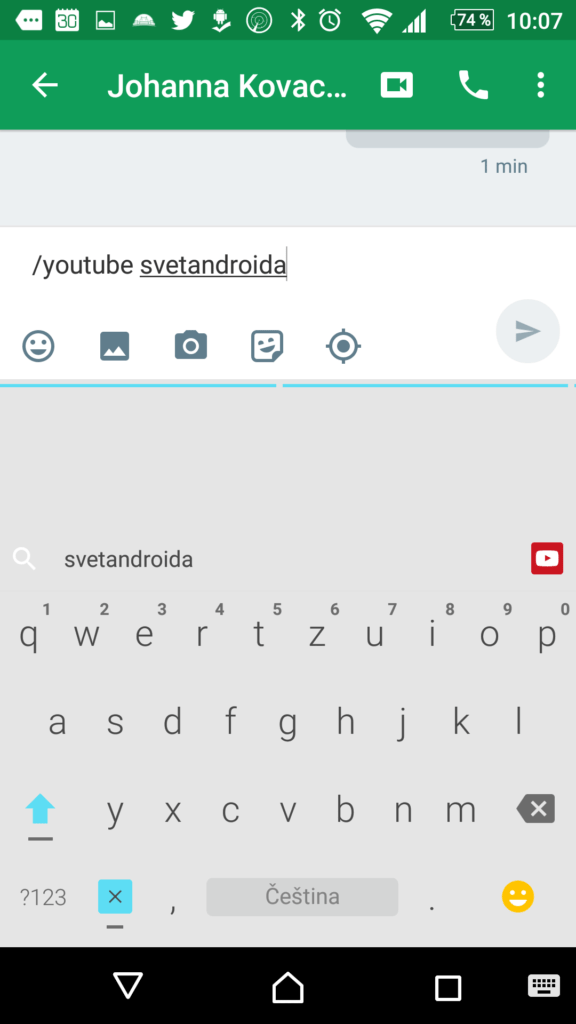 Vyhledávání na Youtube