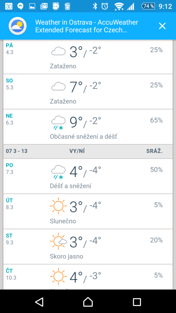 Dlouhodobá předpověď
