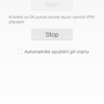 VPN spojení navázáno