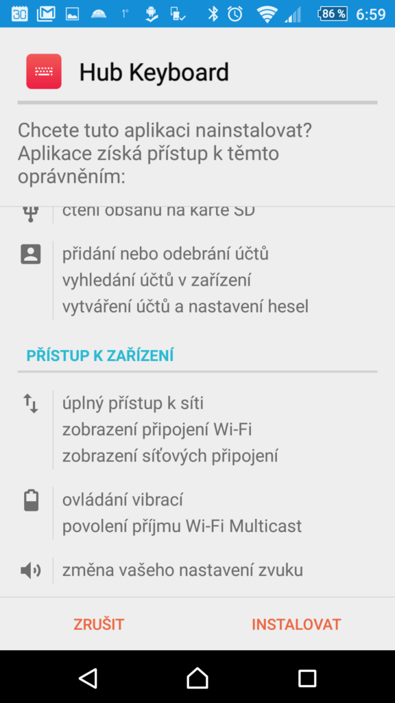 Instalace z alternativního zdroje