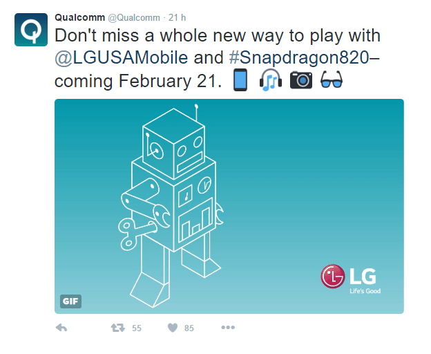 LG G5 snapdragon 820