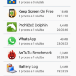 Samsung Galaxy A3 – zaplnění RAM