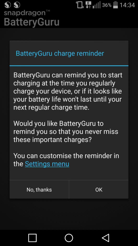 Snapdragon BatteryGuru