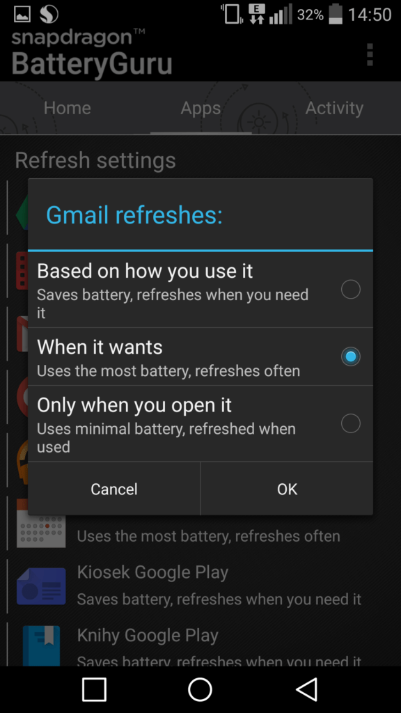 Snapdragon BatteryGuru