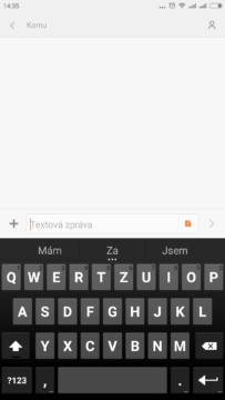 Xiaomi MI Note - klávesnice Xiaomi MI Note - klávesnice