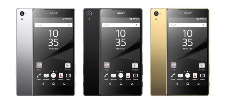 Xperia Z5 Premium barevné varianty