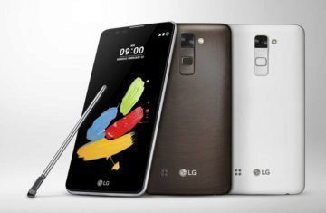 Telefony LG Stylus 2 a K8 představeny: nízká cena a stylus v hlavní roli