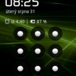 Odemykání obrazovky na Vodafone 845