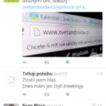 Také Twitter poslouží pro sledování aktualit