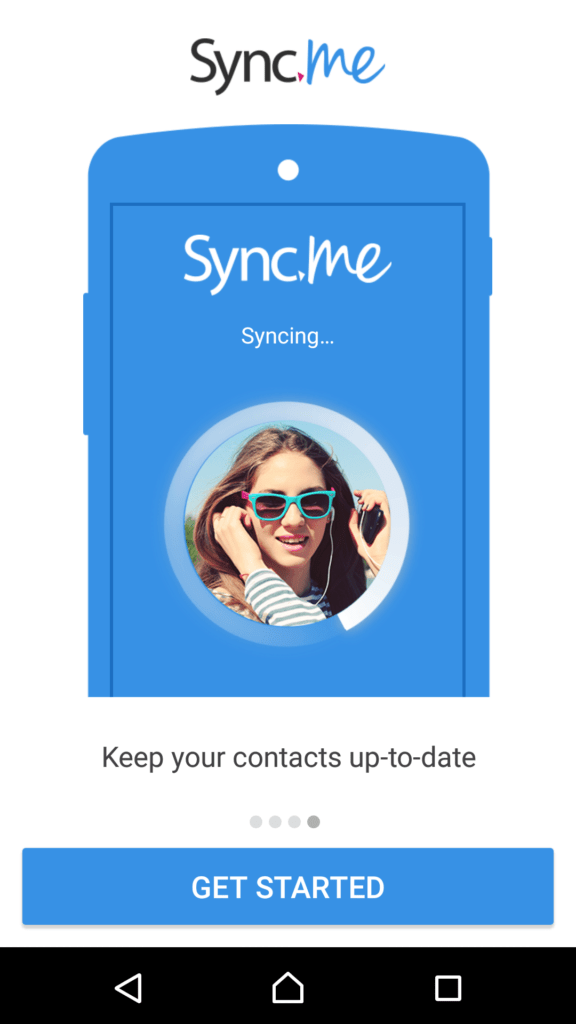 Průvodce aplikací Sync.ME