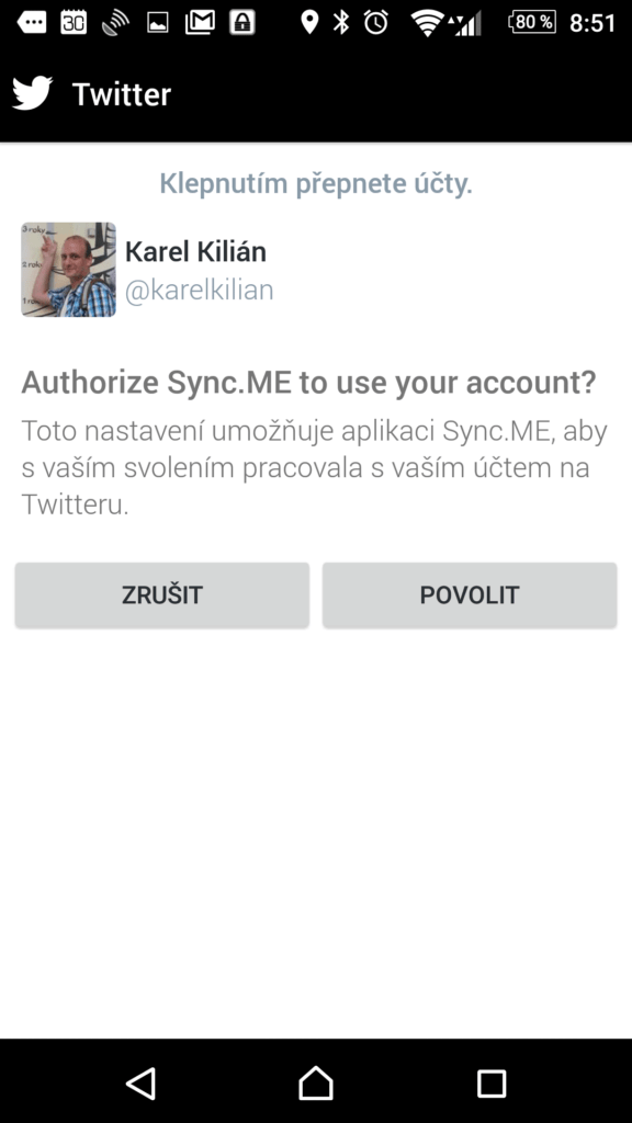 Požadavek na přístup