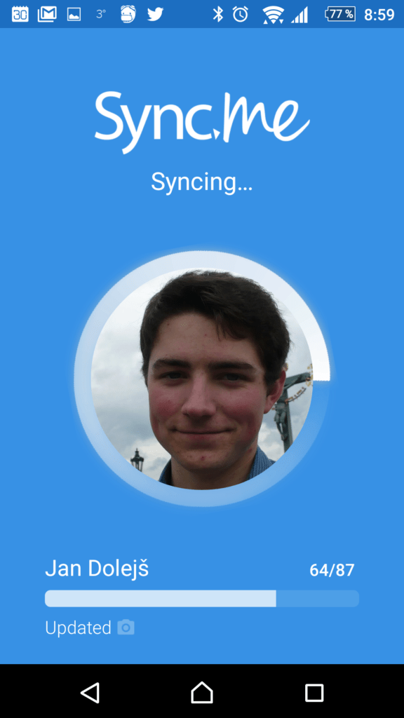 Synchronizace kontaktů