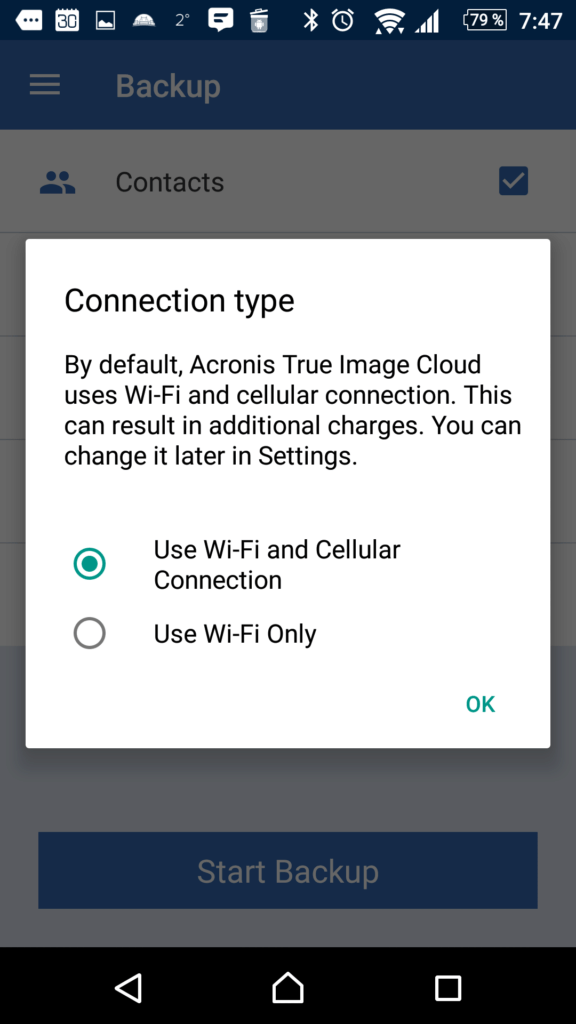 Použití Wi-Fi i mobilních dat