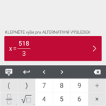Zadání příkladu z klávesnice