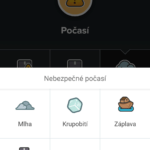 Hlášení nebezpečného počasí