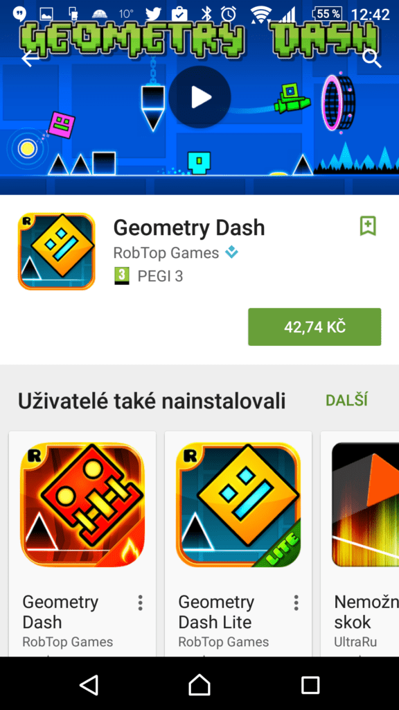 Aplikace je odinstalována a peníze vráceny