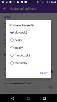 Nastavte si český kalendář