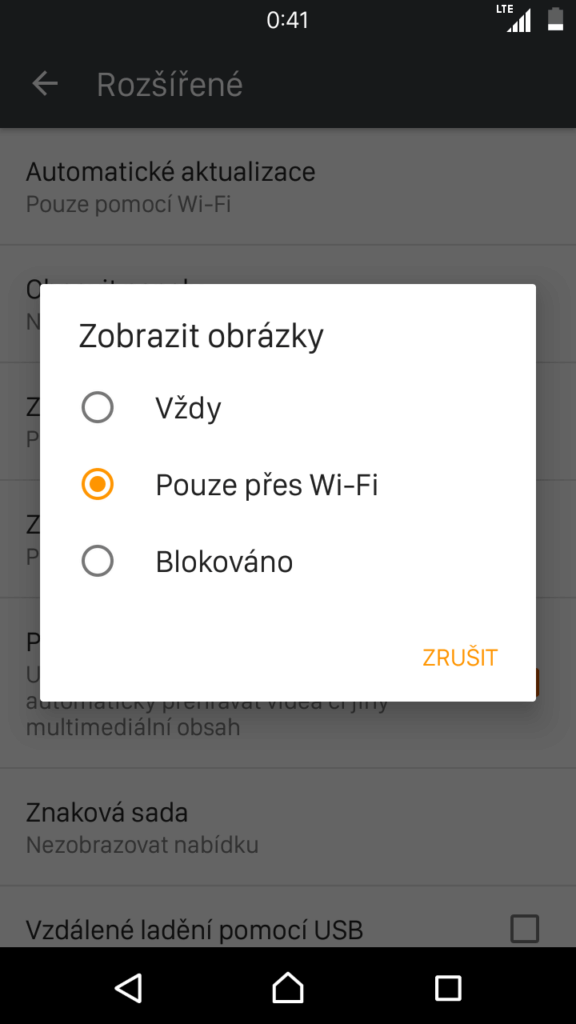 Firefox - aktualizace - zobrazování obrázků