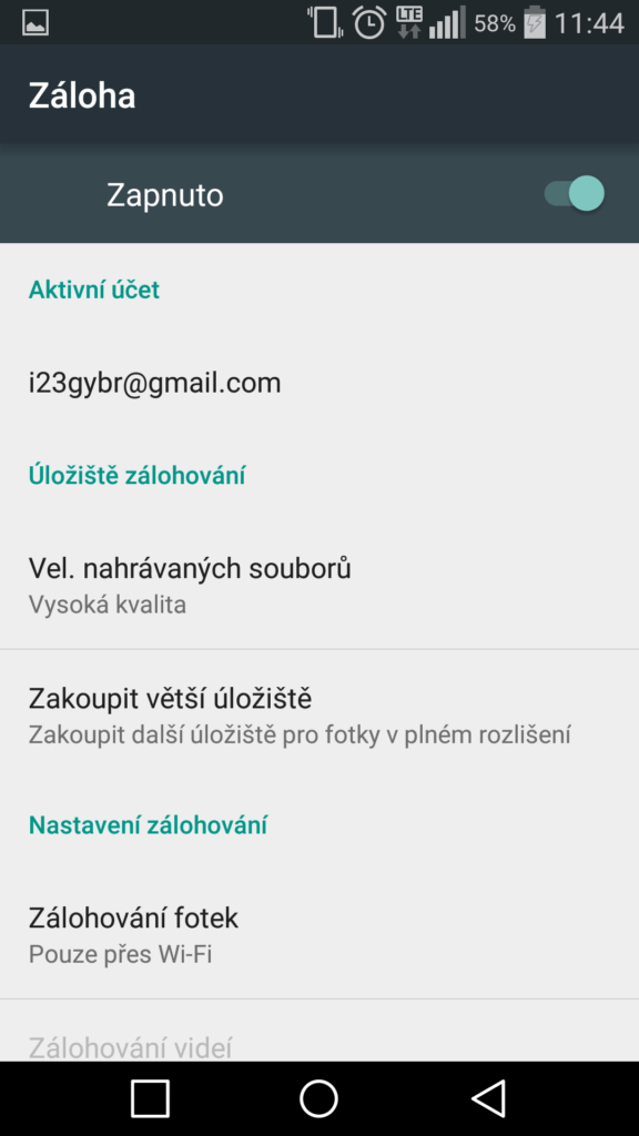 Google Fotky 2