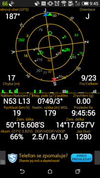 HTC Desire 620 -  GPS satelity