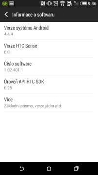 HTC Desire 620 -  systém Android