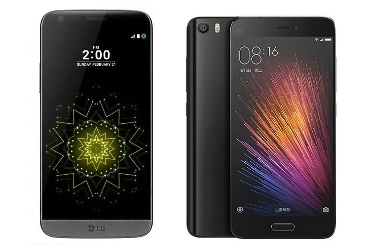LG G5 vs Mi5 LG G5 vs Mi5