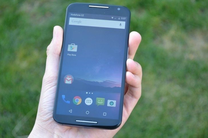 Motorola Moto X (2014) - přední strana telefonu