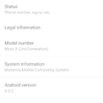 Motorola Moto X (2014) – systém Android 5.0 (2)